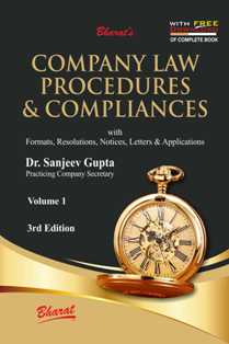  Buy COMPANY LAW PROCEDURES  & COMPLIANCES (in 2 volumes) (with FREE Download)